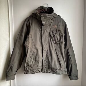 The North Face Jacket/Outdoor Hiking  Hyvent-Khaki color-size S